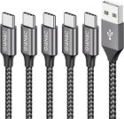 Cavo USB C, 5 Pezzi [0,25 M, 0,5 M, 1 M, 2 M, 3 M] 3,1 A Nylon Cavo USB Type-C d