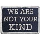 SLIPKNOT We Are Not Your Kind Stencil : Woven IRON-ON PATCH Official Merch
