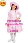 Costume Carnevale Bambina Da Barbie cosplay  Vestito Di Travestimento cappello
