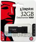 PENDRIVE PENNA CHIAVETTA USB MEMORIA KINGSTON DT100 USB 3.0 32GB
