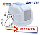 Imac EASY CAT LETTIERA Chiusa 50x40x40 cm Gatto, igiene Toilette Azzurra/Azzurra