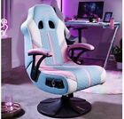 X Rocker Adrenaline V3 2.1 Bluetooth Audio Gaming Chair Blue & Pink BRAND NEW
