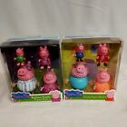 Peppa Pig bedtime and Family Figures 4 Pack Mummy, Daddy, Peppa, George Bundle