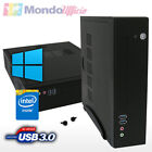 PC Slim Mini Itx Intel J1900 Quad Core - Ram 8 GB - HD 1 TB - Windows 10 Pro