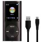 Lettore MP3 MP4 Metallo Bluetooth Radio Schermo 1.8 in Slot Schede Micro SD Nero