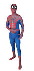 Costume Spiderman M adulti vestito carnevale da uomo tuta maschera spider man