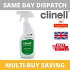 2 PACK Clinell Universal Spray Bottle 500ml Antibacterial Surface Cleaner