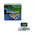 100 lame per rasoio di sicurezza X LASER Ultra Double Edge con bordi a...