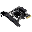 USB 3.0 PCI-E Expansion Card Durable 5Gbps PCI-e USB3.0 Hub Controller Adapter