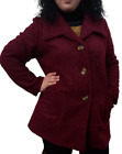 Cappotto donna lungo lana invernale capotto doppio petto taglie forti da 46 48