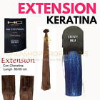 20 ciocche Hair Extension Keratina HC MILANO 100% Capelli Naturali Vari Colori