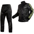 Waterproof Trousers Jacket Rainproof High Visibility Scooter Moto FLUO A-PRO