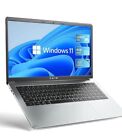 Computer Portatile Windows 11, HD da Notebook, 4GB DDR4, 128GB ROM,USB 3.0