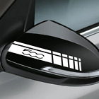 2 Adesivi Stiker per calotte Specchietti Fiat 500 Abarth auto tuning sport