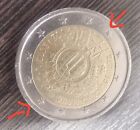 Moneta RARA 2 Euro REPUBBLICA ITALIANA 2002-2012 CON ERRORE DI CONIO, 13 Stelle