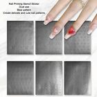 10 Sheet Bear Pattern Hollow Nail Stencils Printing Template DIY Airbrush Na TPG