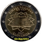 2 EURO COMMEMORATIVO SLOVENIA 2007 Trattato Roma FDC