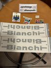 adesivi Bianchi bici 748 Vinyl Decals Stickers Frame Replacement Set vintage