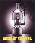 Vintage Classic Absolut Vodka Poster Pub Bar Drink Print Alcohol Photo Art A4