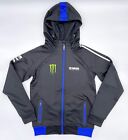 Official Yamaha Racing Team Monster Energy Men s Paddock Black Hoody Sweatshirt