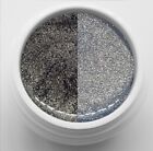 5ml UV Exclusiv Soak Off Thermo Farbwechselgel Anthrazit-Silber Glitter 505