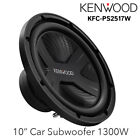 Kenwood KFC-PS2517W - 10" Car Subwoofer Bass Woofer 1300 Watts Max Power BNIB