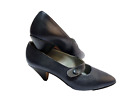 💥MARY JANE💥Decolletè Vintage Scarpe Donna Tacco⭐BLU⭐Shoes Damen Schuhe Escarpi