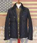 £179 Mens Barbour Steve McQueen 9665 navy quilted jacket size Large Medium