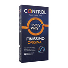 CONTROL Preservativi Finissimo Easy Way, 6 Profilattici Sottili A Spessore Color