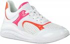 Guess Sneaker Donna Runner Saucey by, Colore Bianco con Inserti Fluo