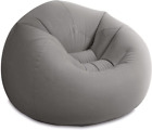 Poltrona a sacco gonfiabile grigia monoposto divano gonfiabile