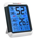ThermoPro TP55 Termometro Igrometro Digitale da Interno per Casa Misuratore d...