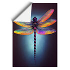 Dragonfly Airbrush Wall Art Print Framed Canvas Picture Poster Decor Living Room