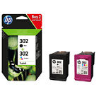 Genuine HP 302 Or 302XL Black or Colour or Set Ink Cartridges for Deskjet 3830