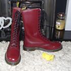 RARE dr martens 1914 boots CHERRY RED sz 11 NEW WITHOUT BOX