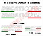 Kit Adesivi Ducati Corse Colore argento metallizzato