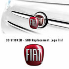 Adesivo Fiat 3D Ricambio Logo per 500