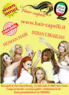 Extension clip HAIR- CAPELLI  1 fascia 10cm. biondissima REMY capelli umani 100%