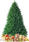 Albero di Natale 150cm rami folti e supporto in metallo realistico pino verde