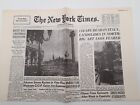 Ristampa 1° pagina The New York Times 7/11/1966 118 are dead in ItalyBig art
