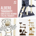 Albero Tiragraffi per Gatti parco giochi palestra gatto vari modelli e misure