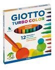 GIOTTO Turbo Color - Astuccio da 36 Pennarelli a Punta Fine, 2.8mm