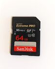 Scheda di Memoria SanDisk Extreme Pro SDXC 64 GB | 95 MB/s | Classe 10 UHS-I/U3