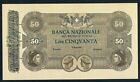 147) Lire 50 Banca Nazionale nel Regno d Italia 1866 NON EMESSO ( Copia-Ripro)