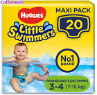 Huggies Little Swimmers Pannolini, Taglia 3-4 (7-15 Kg), Confezione Da 20 Pannol