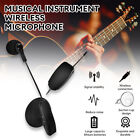 UHF Professional Wireless Instrument Microphone For Violin Bass Guitar PiPa 30M