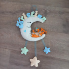 Fiocco Nascita Personalizzato Bimbo-Re Leone Simba su Luna Sorriso e Farfalla