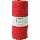 Hemptique - Rotolo di corda di canapa, 50 g, colore: Rosso (Y3A)