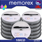 100 CD -R VERGINI MEMOREX  PRINTABLE CD-R VERGINI CON SUPERFICIE STAMPABILE INK