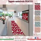 Tappeto Al Metro Passatoia Antiscivolo Da Cucina BA Collection Fantasia "Fiocco"